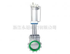 气动不锈钢聚氨酯刀闸阀PZ673PU