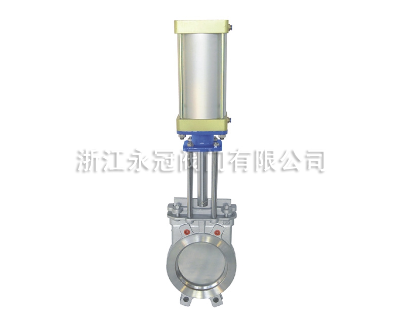 不锈钢对夹式气动刀闸阀PZ673W